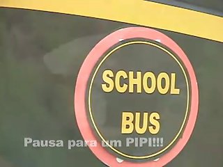 Otobüs içinde Schoolgirls - Tüm Layer